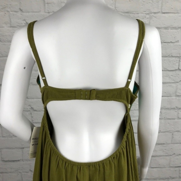 NEW RVCA Open Back High Low Dress - Picture 6 of 8